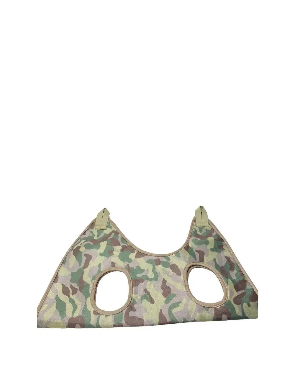 Camo Print Small Pet Grooming Hammock – Nail Trimming Harness for Dogs & Cats, N